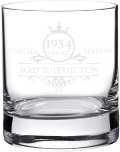 1955 65th Birthday Whiskey Glass