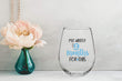 Load image into Gallery viewer, I&#39;ve Waited 9 Months for This - Wine Glass 15oz - | Funny Personalized Novelty Stemless Glass Gifts for Expecting Boy Mom Pregnant Women | Birthday, Expectant Mothers, Newborns, Mother&#39;s Day (Blue)