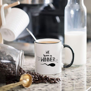 We Have a Winner Pregnancy Announcement Coffee Mug