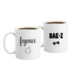 Load image into Gallery viewer, BAE-Z, Feyonce Couples Funny Coffee Mug Set 11oz - Unique Wedding Gift For Bride and Groom - His and Hers Anniversary Present Husband and Wife - Engagement Gifts For Him and Her