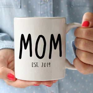 New Parents 2019 Pregnancy Announcement Coffee Mug Set