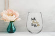 Load image into Gallery viewer, Talk Thirty To Me Stemless Wine Glass