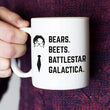 Load image into Gallery viewer, Bears Beets Battlestar Galactica Coffee Mug