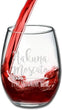 Load image into Gallery viewer, Hakuna Moscato It Means Drink Wine Stemless Wine Glass