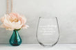 Load image into Gallery viewer, I&#39;m Not Slurring My Words, I&#39;m Speaking in Cursive Stemless Wine Glass