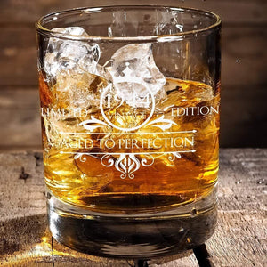 1945 75th Birthday Whiskey Glass