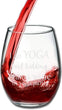 Load image into Gallery viewer, I Do Yoga, Just Kidding I Drink Wine in Yoga Pants Stemless Wine Glass