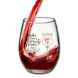 Load image into Gallery viewer, Looks Like a Beauty, Drinks Like a Beast Stemless Wine Glass