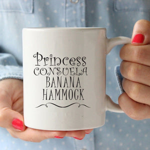 Princess Consuela Banana Hammock & Crap Bag  Coffee Mug Set