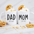 Load image into Gallery viewer, New Parents Pregnancy Announcement Coffee Mug Set 11oz