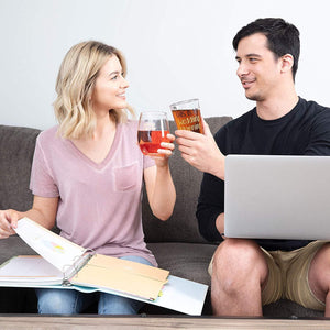 This Is My Wedding Planning Glass Wine & Beer Glass Set